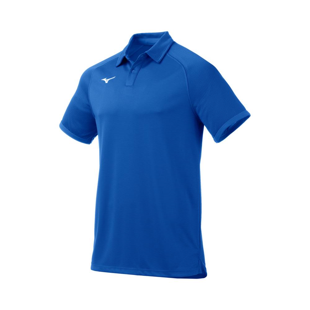 Camisas Polo Mizuno Scout - Homem - Azul Marinho - LBNJS4368